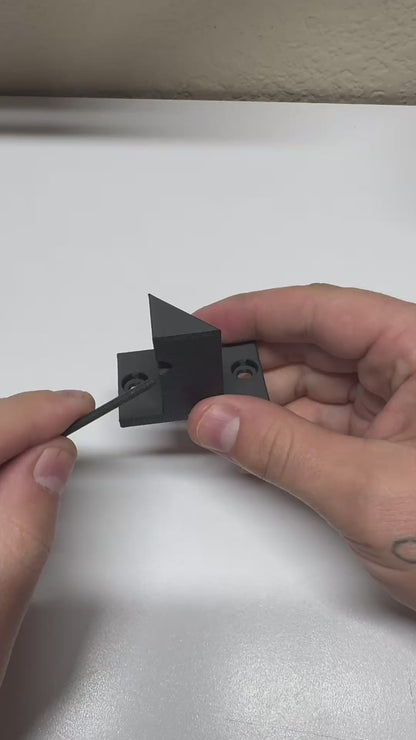 Pistol Mount for IKEA SKADIS I Accommodates 9mm Pistols I 6 Orientation Options