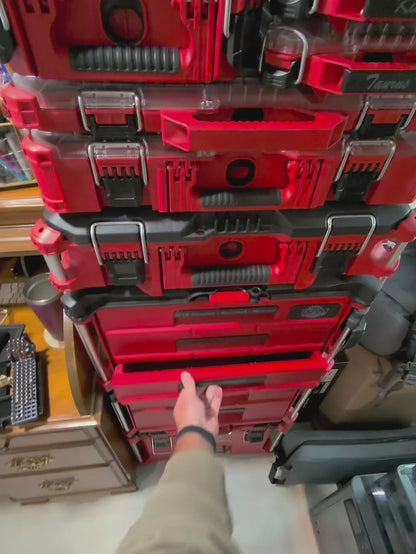 Modular Hex Bit Drawer Organizer Insert | Milwaukee Packout 2 & 3 Drawer (48-22-8442 / 48-22-8443)