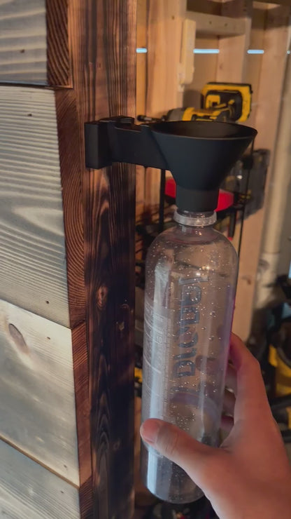 Bottle & Funnel Wall Mount