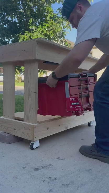 Under-Counter Milwaukee Packout Cleat Mount – Compatible with All Packout Boxes