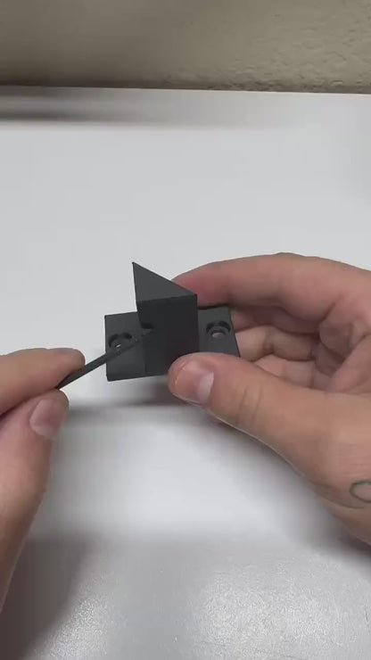 Universal Pistol Wall Mount | 3D Printed Base + Interchangeable Barrel Pins | Various Orientation Options