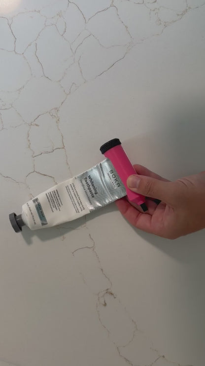 Ratcheting Toothpaste Squeezer