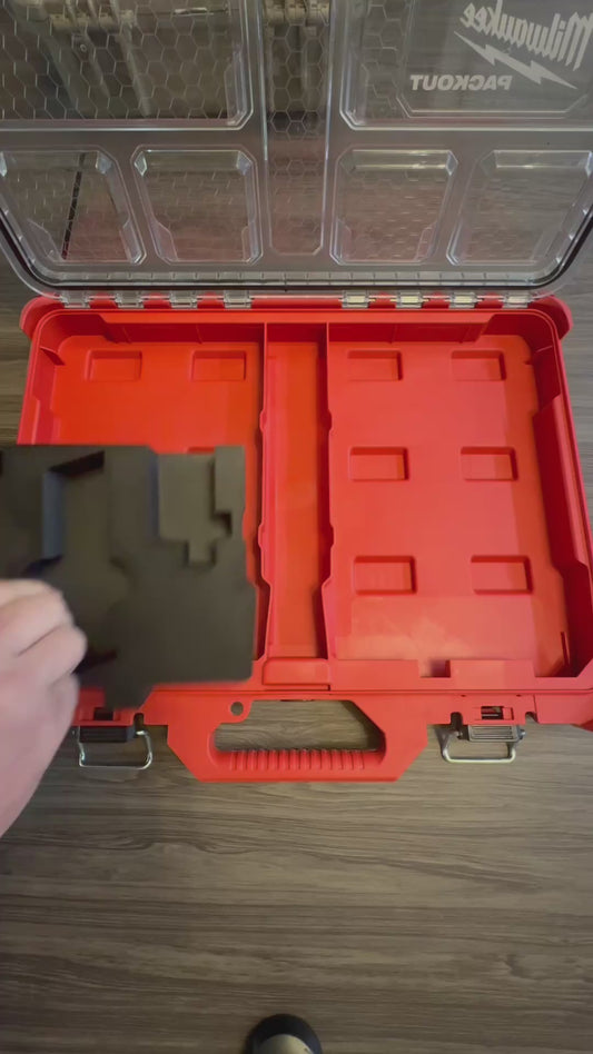 Custom Springfield Pistol Insert for Milwaukee Packout (48-22-8431) – Holds 2 Handguns + 4 Magazines