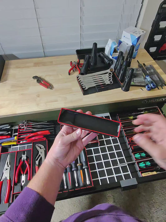 Tool Box Organizer for Milwaukee 6" Straight-Jaw Pliers | Gridfinity Modular Bin