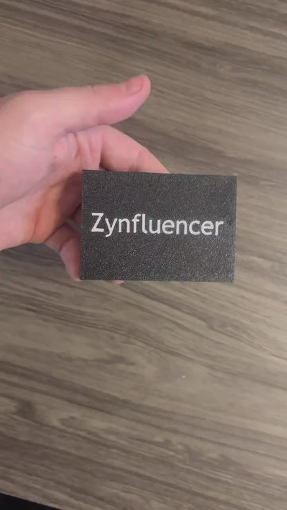 Slim Nicotine Pouch Wallet – 3D Printed Pouch Holder (Holds 9 Pouches) - Custom Text