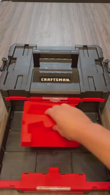 Craftsman/DeWalt Gun Case - 3D Printed Gun Case Insert for Craftsman Versastack/DeWalt Tstak