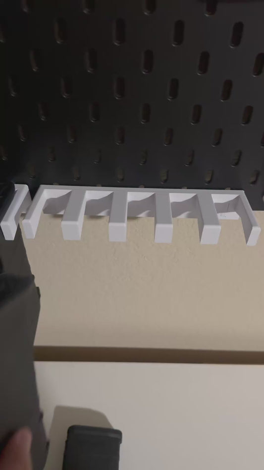 AR-15 Pmag Mount | IKEA Skadis or Wall Mount, pla+