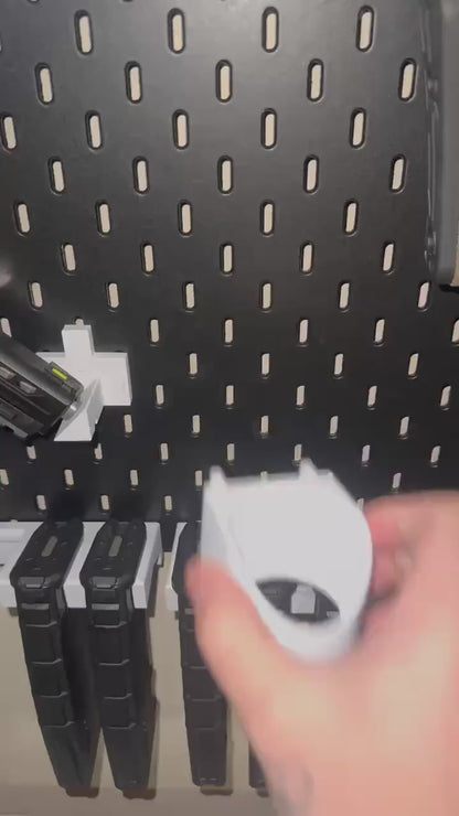 Universal Suppressor Holder for IKEA SKADIS | Choose Your Diameter | Weapon Accessory Storage