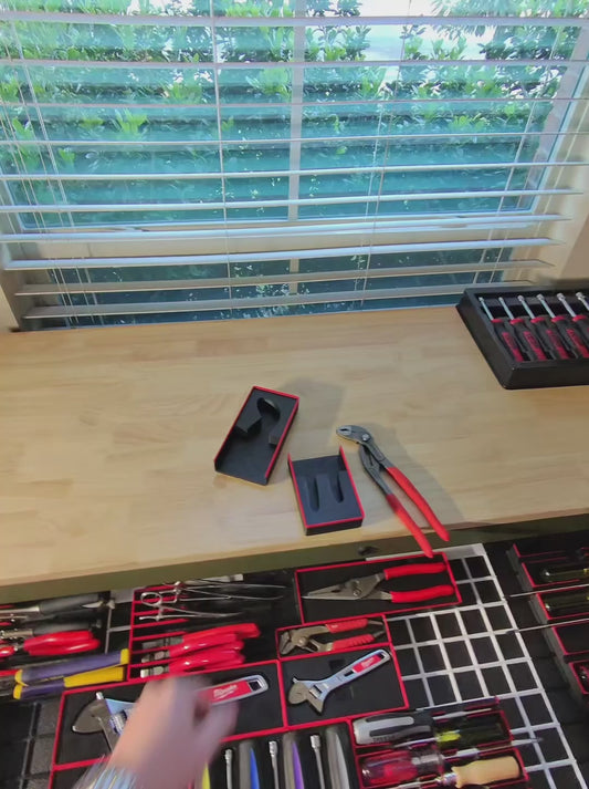 Tool Box Organizer for Knipex Cobra 10" Pliers (87 01 250) | Gridfinity Modular Tray